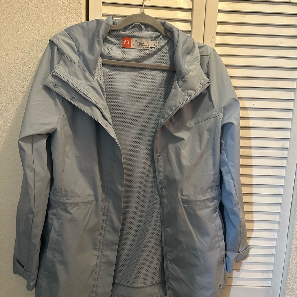 Women's Light Gray Hooded Jacket